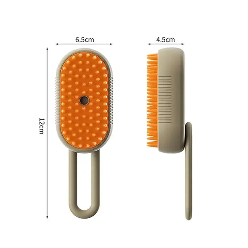 3-in-1 Cat & Dog Steam Brush – Electric Pet Hair Grooming Brush for Massage, Detangling & Removing Loose Hair